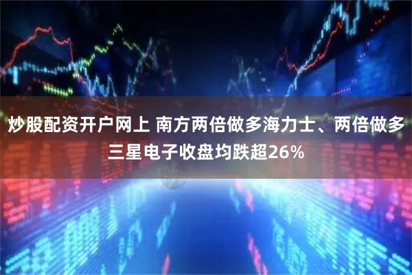 炒股配资开户网上 南方两倍做多海力士、两倍做多三星电子收盘均跌超26%
